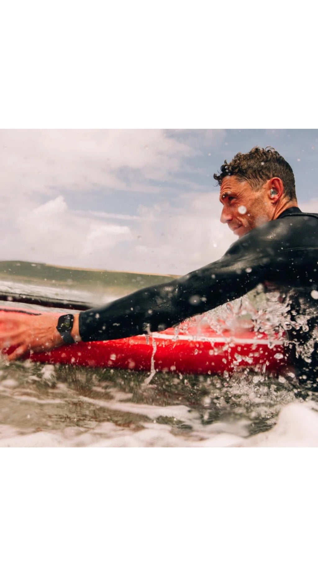 Apple Watch Series 10 GPS  42 mm silver Alminium with denim sport Band (Denim Strap Free Size)